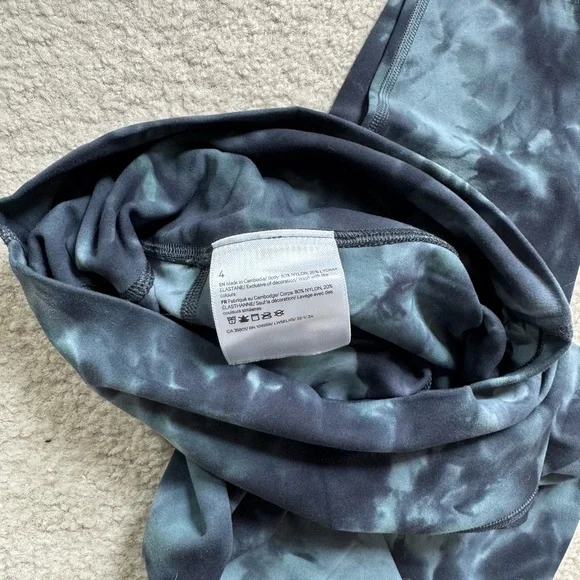 lululemon Diamond Dye Align Pant 25” Silver Blue - Picture 2 of 3